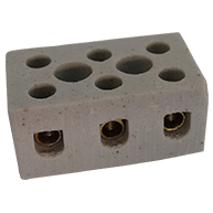 CONECTOR PORC. TRIPOLAR